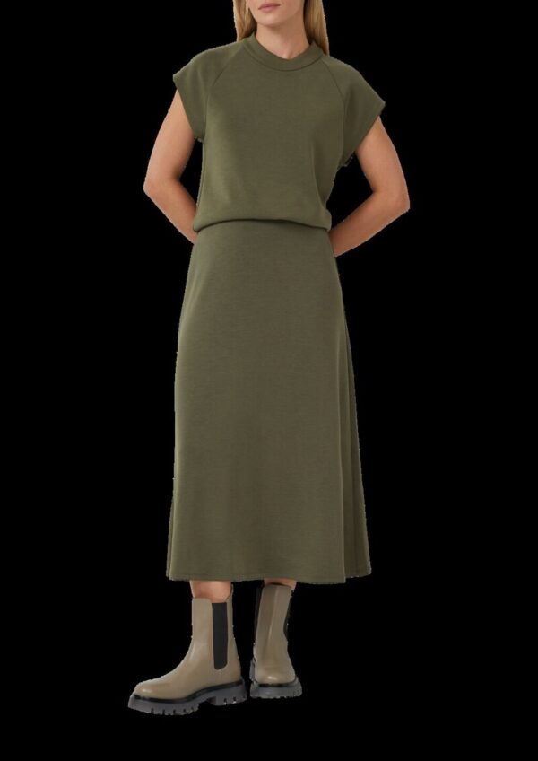 Midi-Rock aus Scuba-Jersey