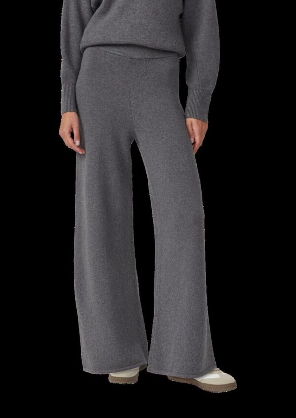 Weiche Wide Leg Strickhose