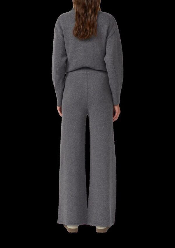 Weiche Wide Leg Strickhose