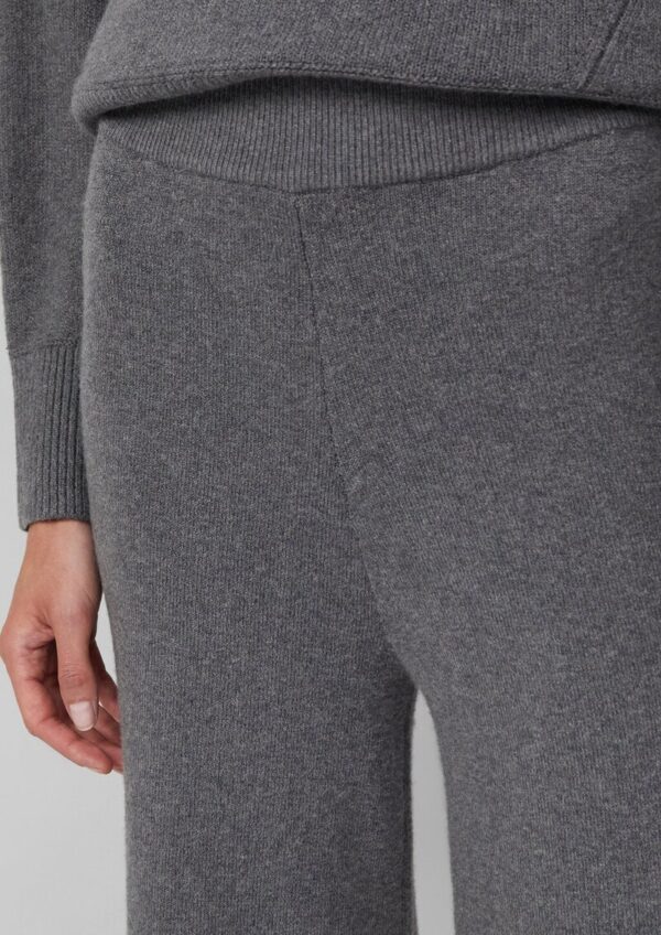 Weiche Wide Leg Strickhose