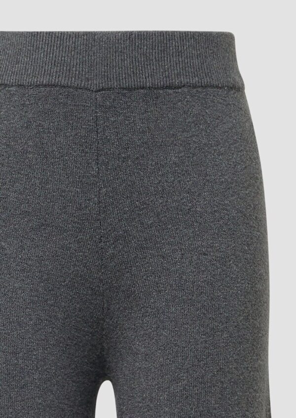 Weiche Wide Leg Strickhose