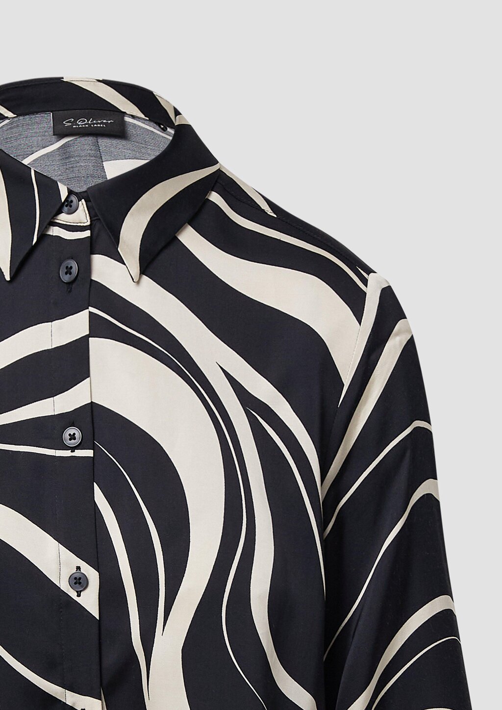 Hemdbluse mit All-over-Print