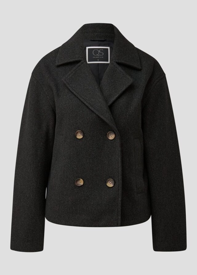 Cabanjacke in Wolloptik