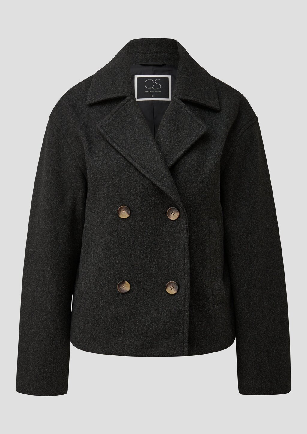 Cabanjacke in Wolloptik