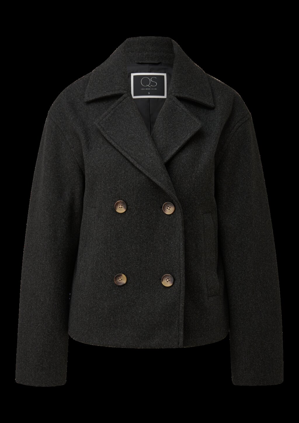 Cabanjacke in Wolloptik