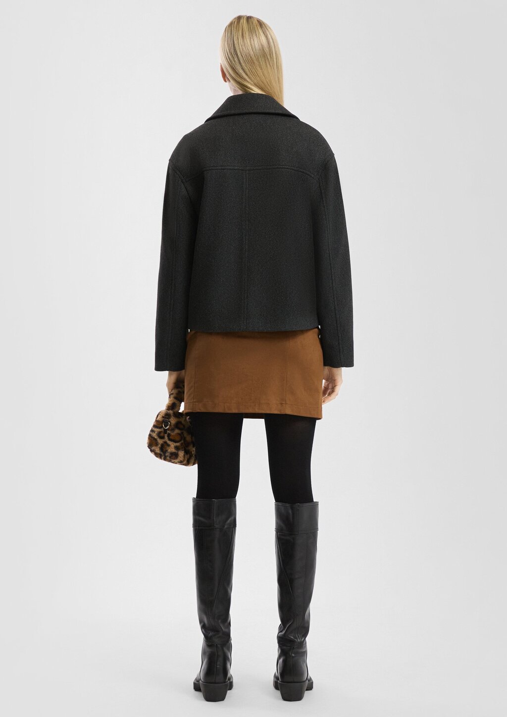 Cabanjacke in Wolloptik