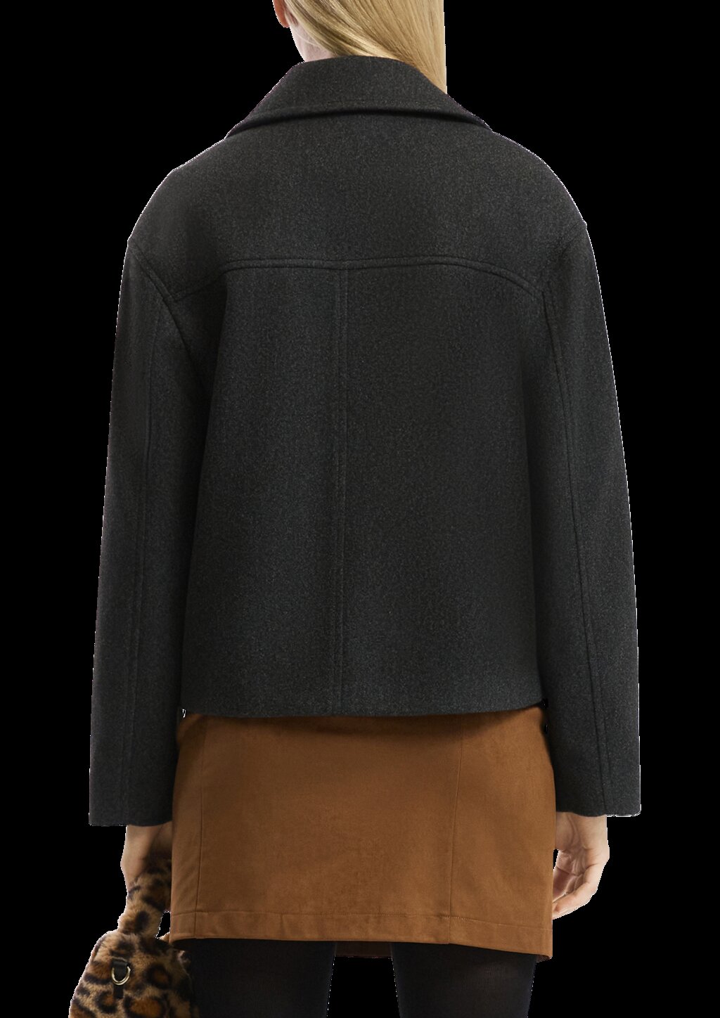 Cabanjacke in Wolloptik