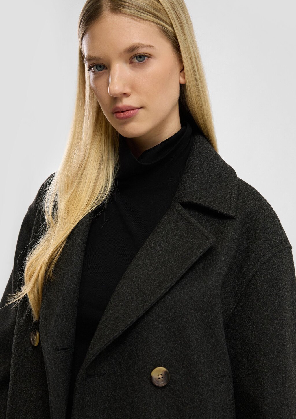 Cabanjacke in Wolloptik