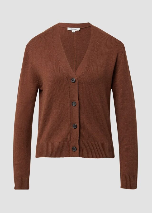 Strickcardigan aus Wollmix