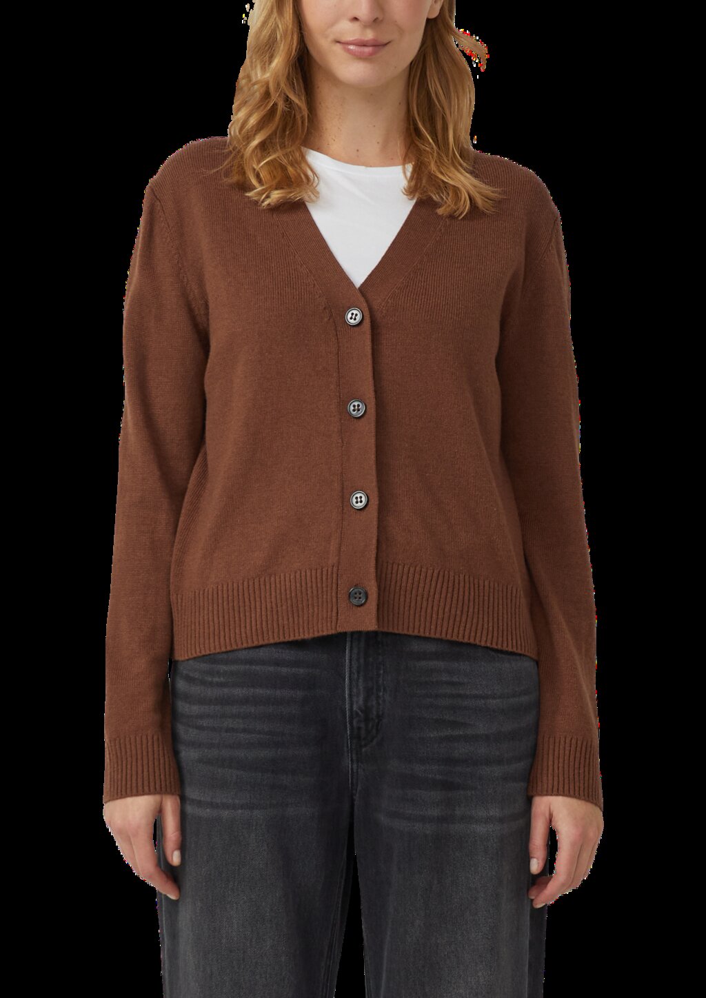 Strickcardigan aus Wollmix