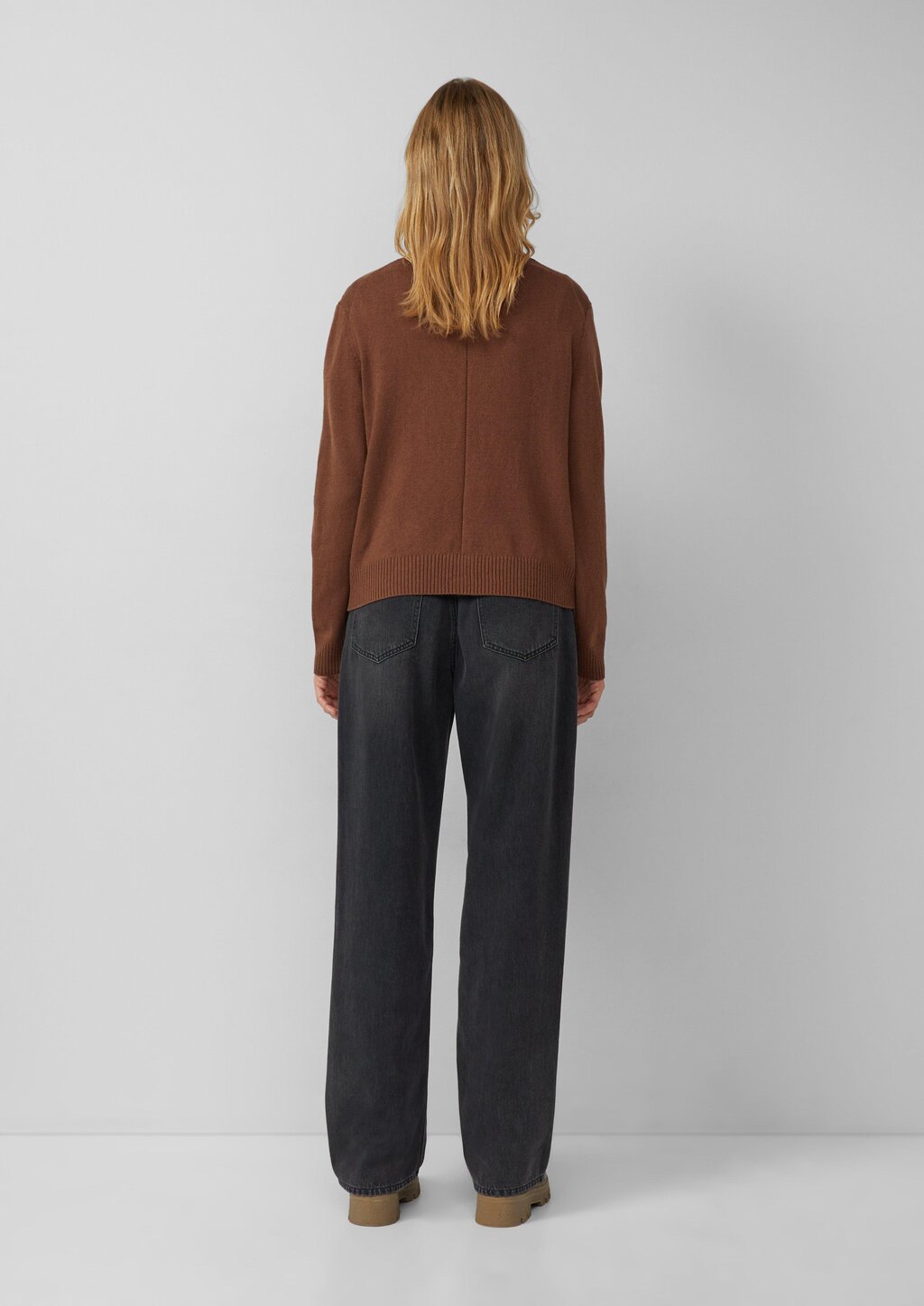 Strickcardigan aus Wollmix