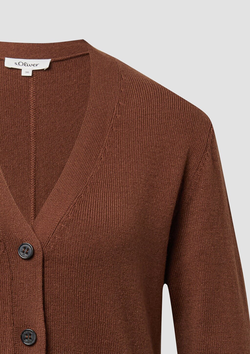 Strickcardigan aus Wollmix