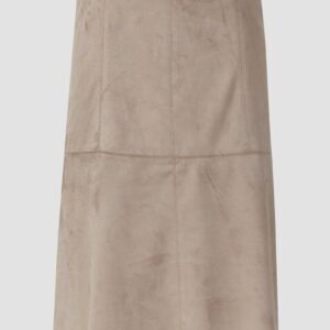 A-Linien-Rock in Veloursleder-Optik