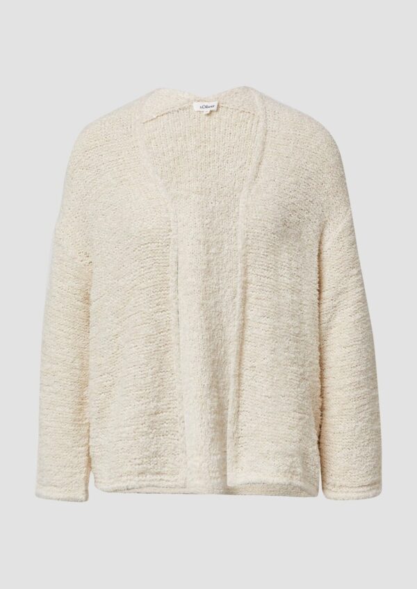 Weiche Strickjacke aus Boucle im Relaxed Fit