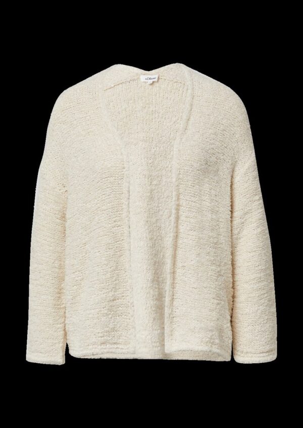 Weiche Strickjacke aus Boucle im Relaxed Fit