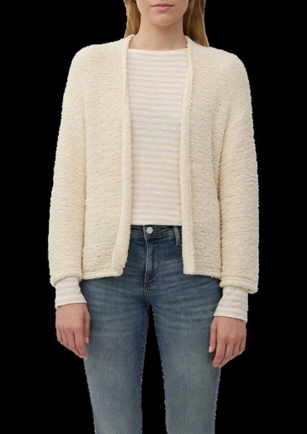 Weiche Strickjacke aus Boucle im Relaxed Fit