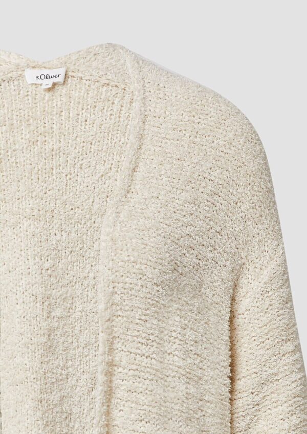 Weiche Strickjacke aus Boucle im Relaxed Fit