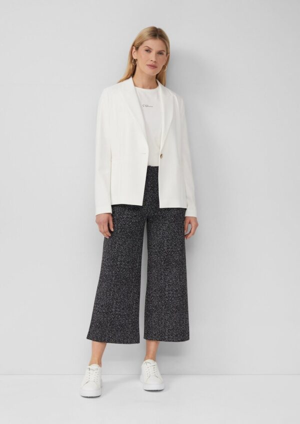 Culotte aus Jersey mit Fischgratmuster