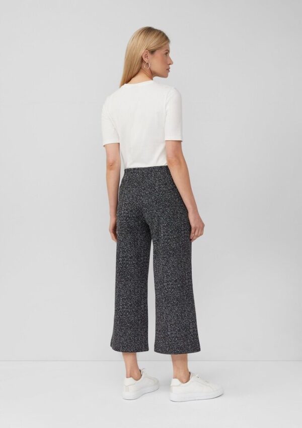 Culotte aus Jersey mit Fischgratmuster