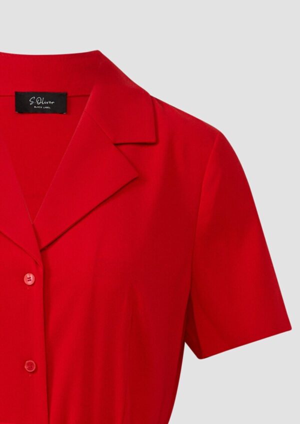 Hemdblusenkleid mit Bindegürtel