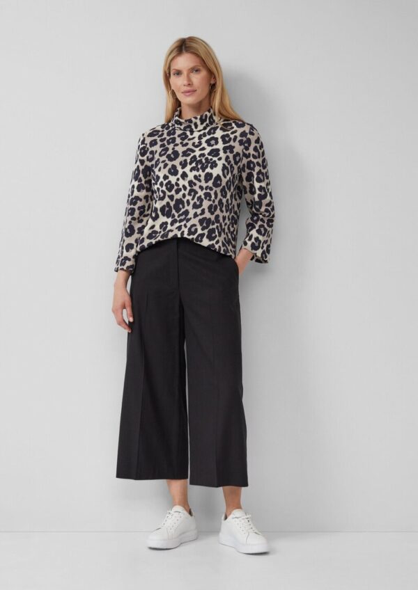 Scuba-Sweatshirt im Relaxed Fit mit Leo-Print