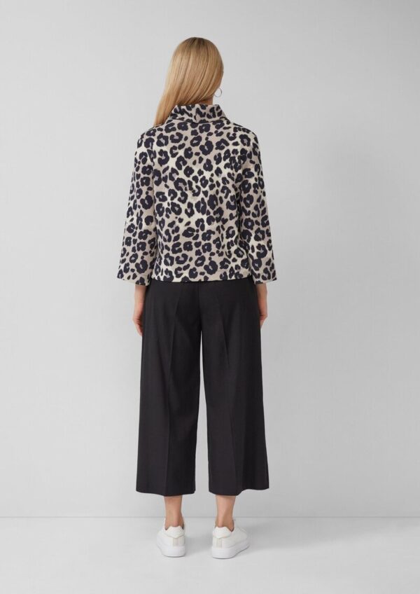 Scuba-Sweatshirt im Relaxed Fit mit Leo-Print