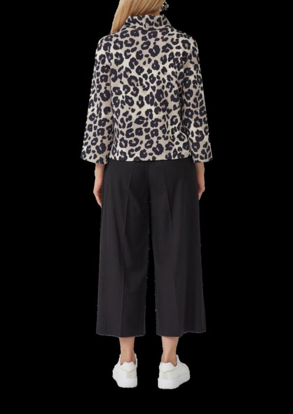 Scuba-Sweatshirt im Relaxed Fit mit Leo-Print