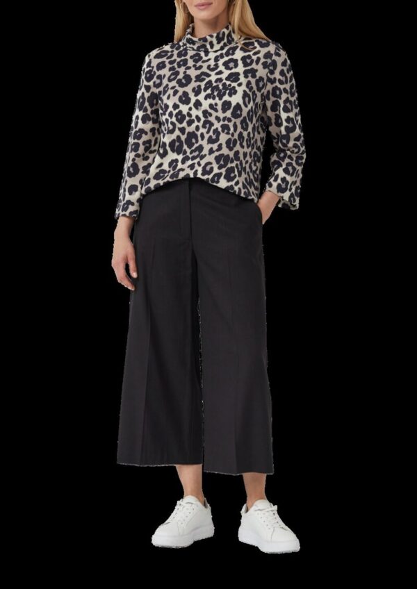 Scuba-Sweatshirt im Relaxed Fit mit Leo-Print