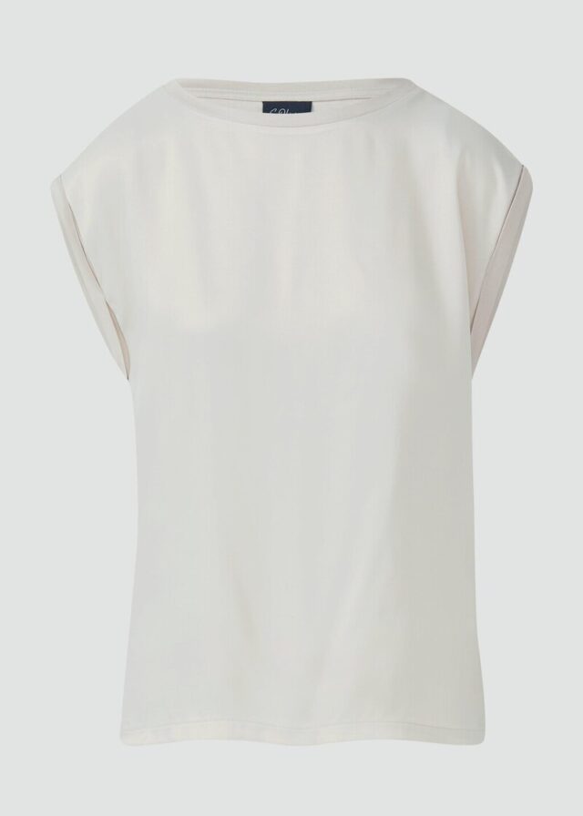 Lässiges Shirt im Fabricmix