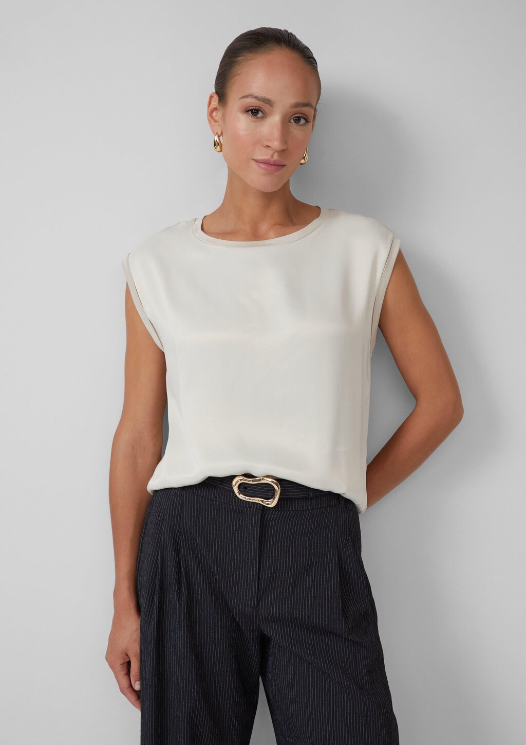 Lässiges Shirt im Fabricmix