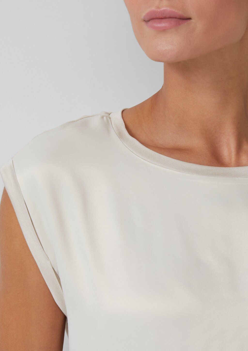 Lässiges Shirt im Fabricmix