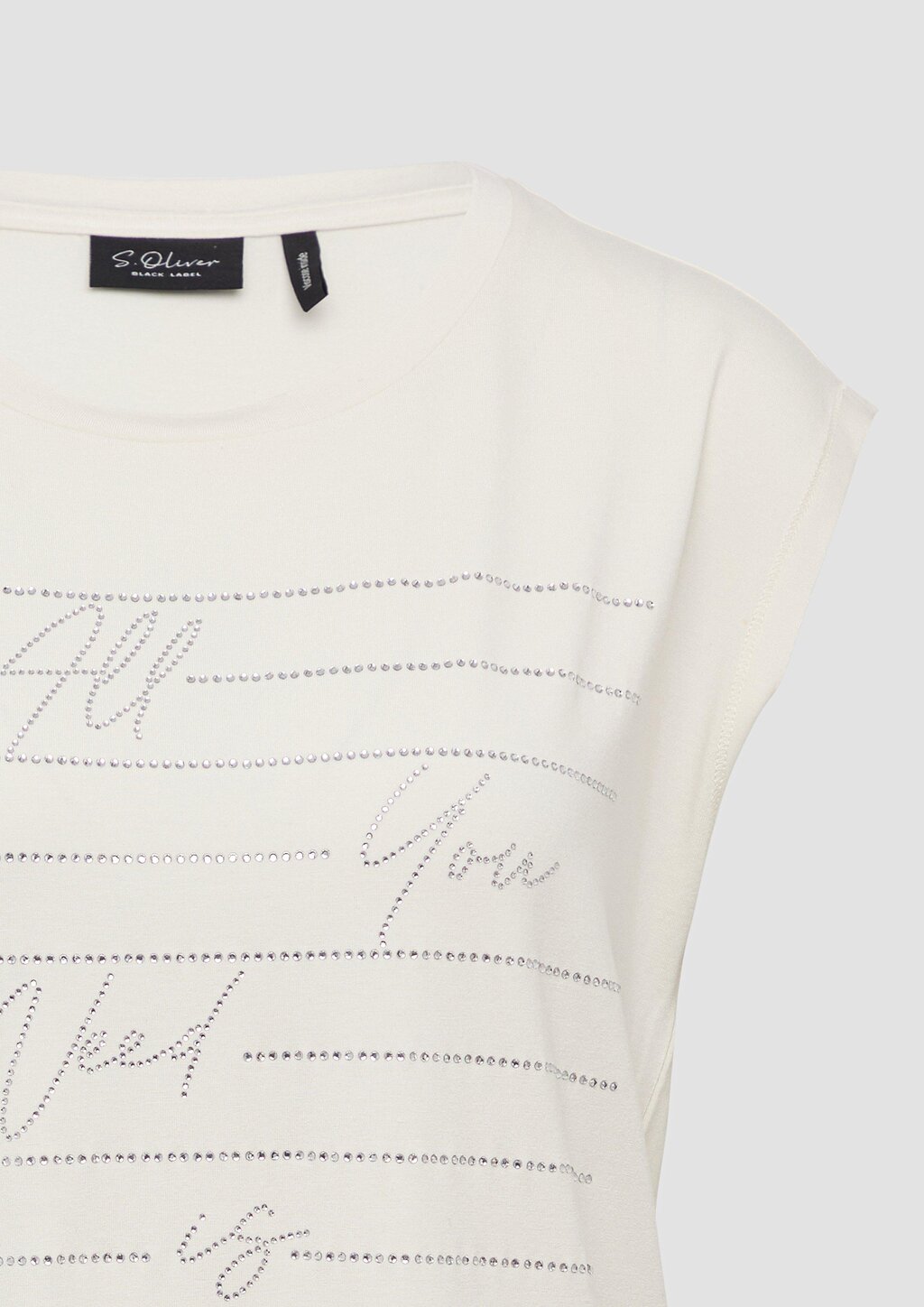 T-Shirt im Relaxed Fit mit Glitzer-Artwork