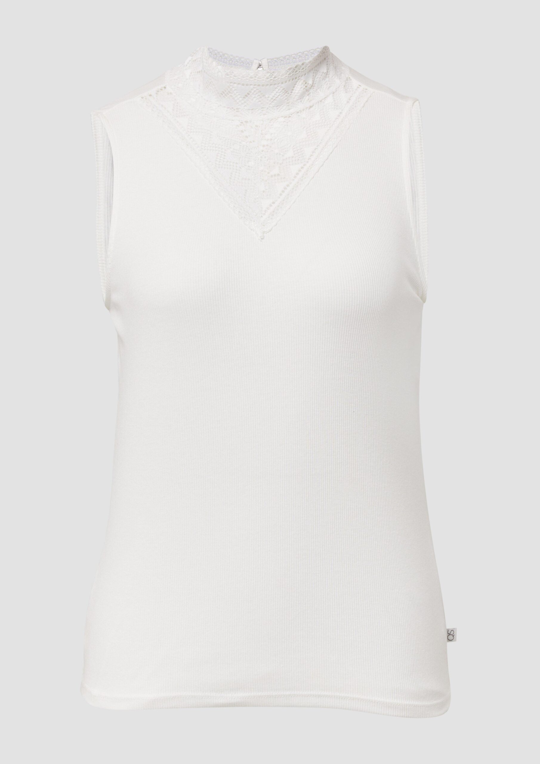 Top mit Spitzeneinsatz