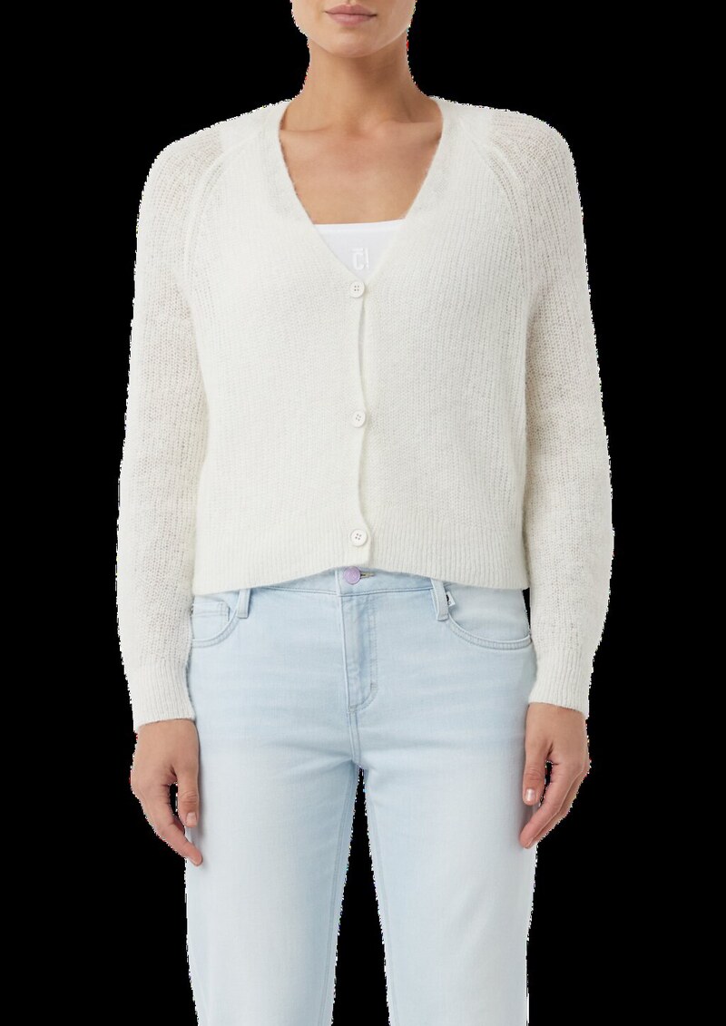 Strickcardigan aus Alpakamix