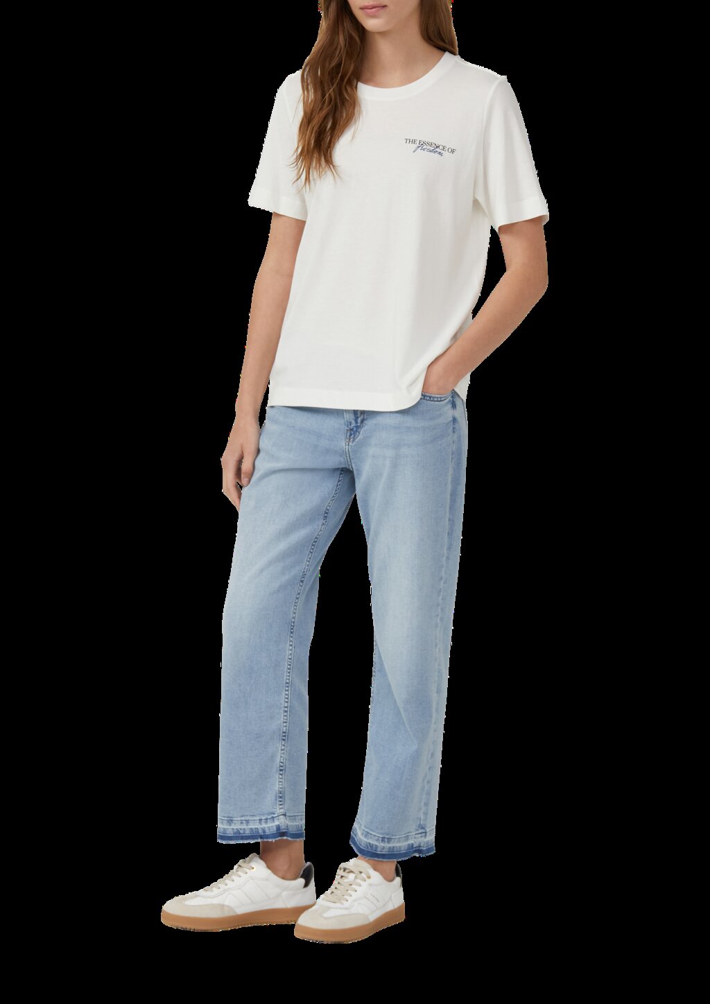 T-Shirt im Relaxed Fit mit Front- und Rückenprint