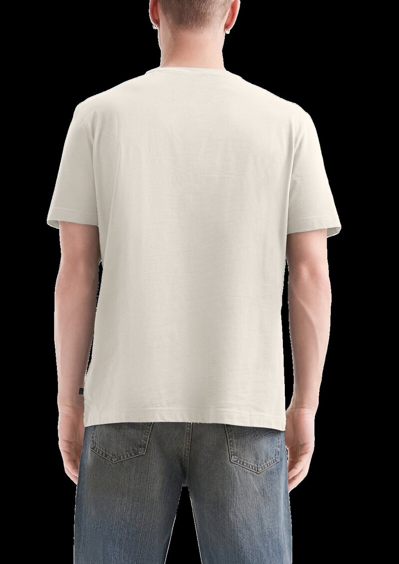 Basic Rundhals T-Shirt mit Frontdruck