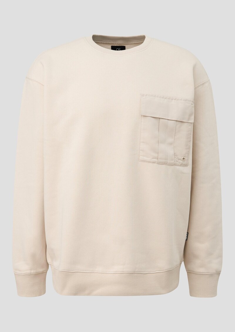 Sweatshirt mit Brusttasche