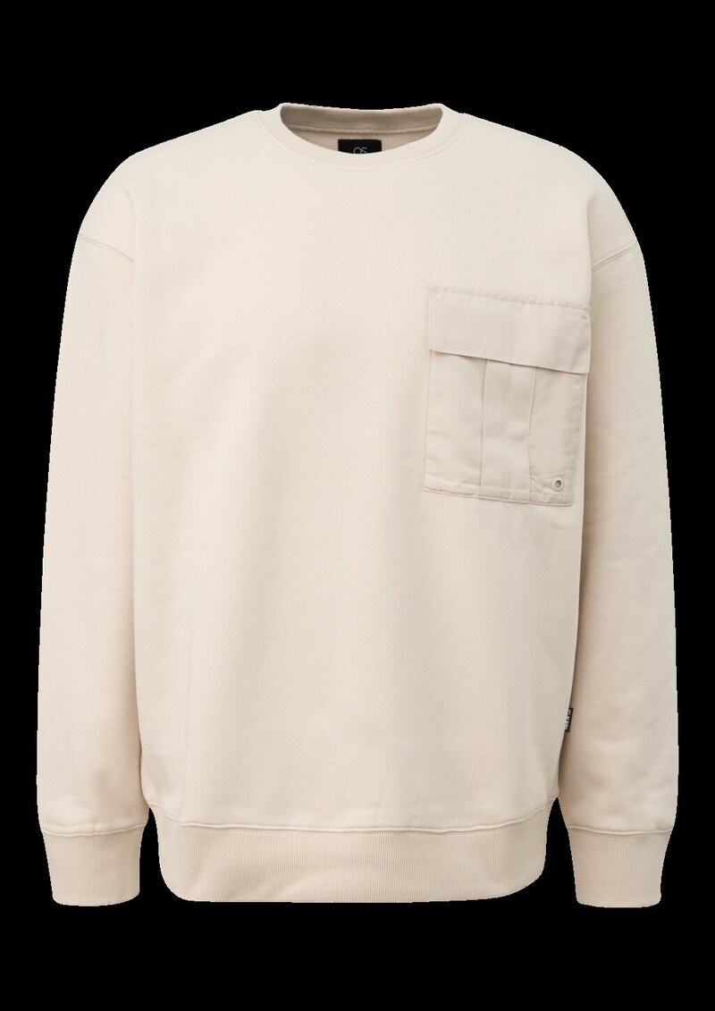 Sweatshirt mit Brusttasche