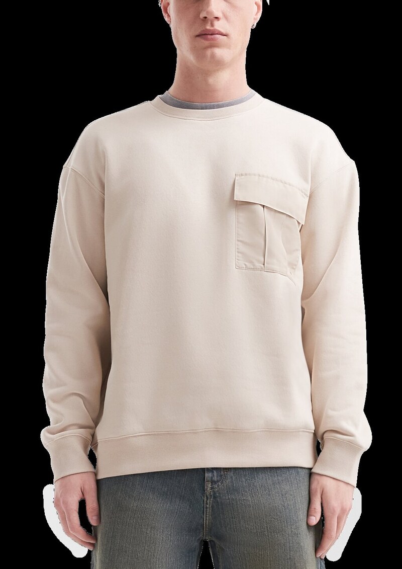 Sweatshirt mit Brusttasche