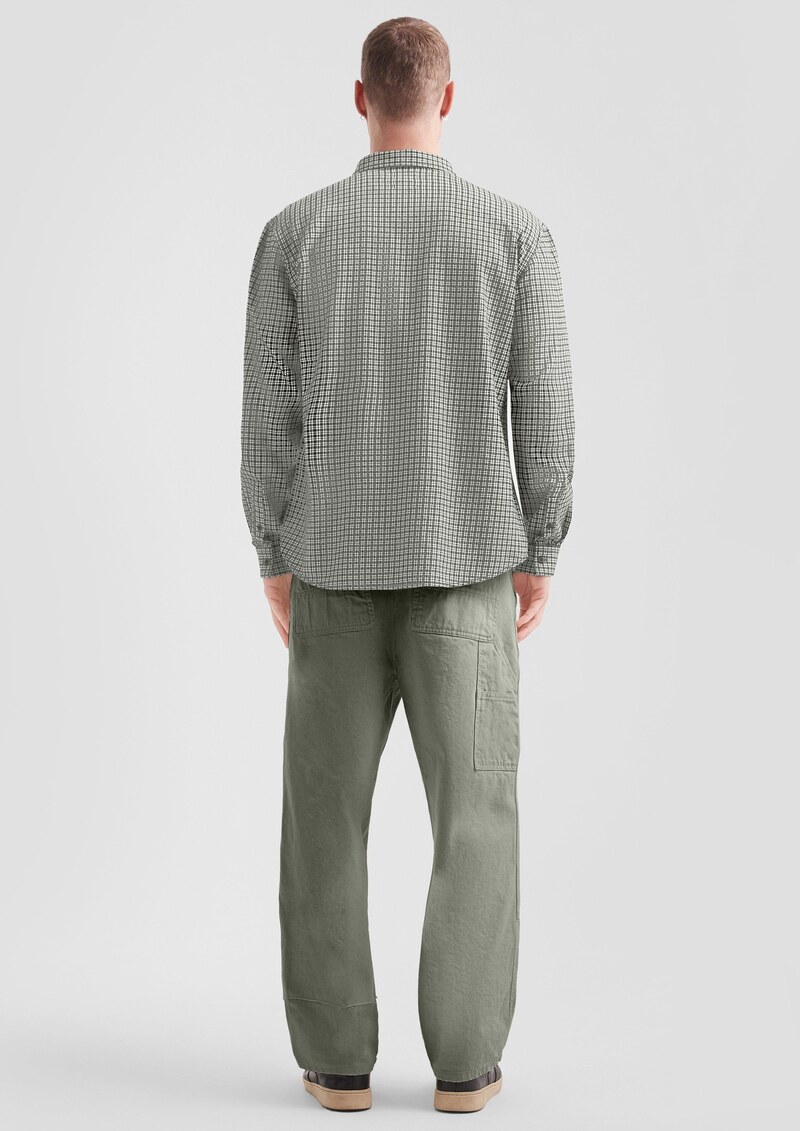 Regular Fit: Karohemd aus Baumwollflanell