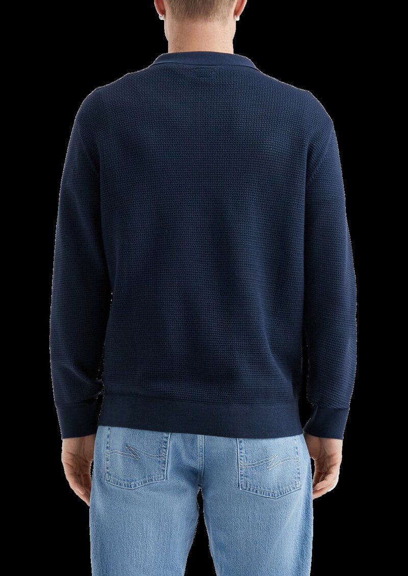 Strickpullover mit Polokragen