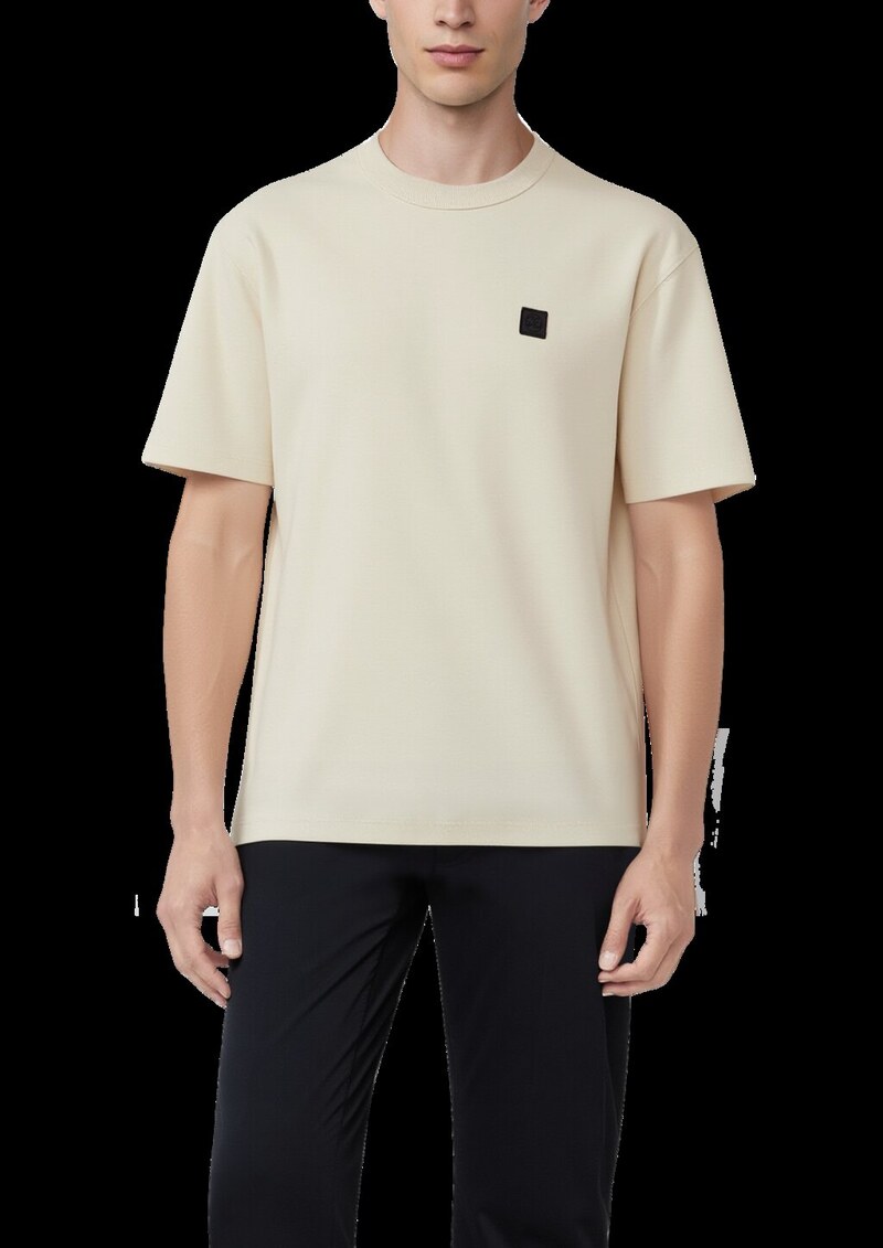 T-Shirt im Relaxed Fit aus Interlockjersey