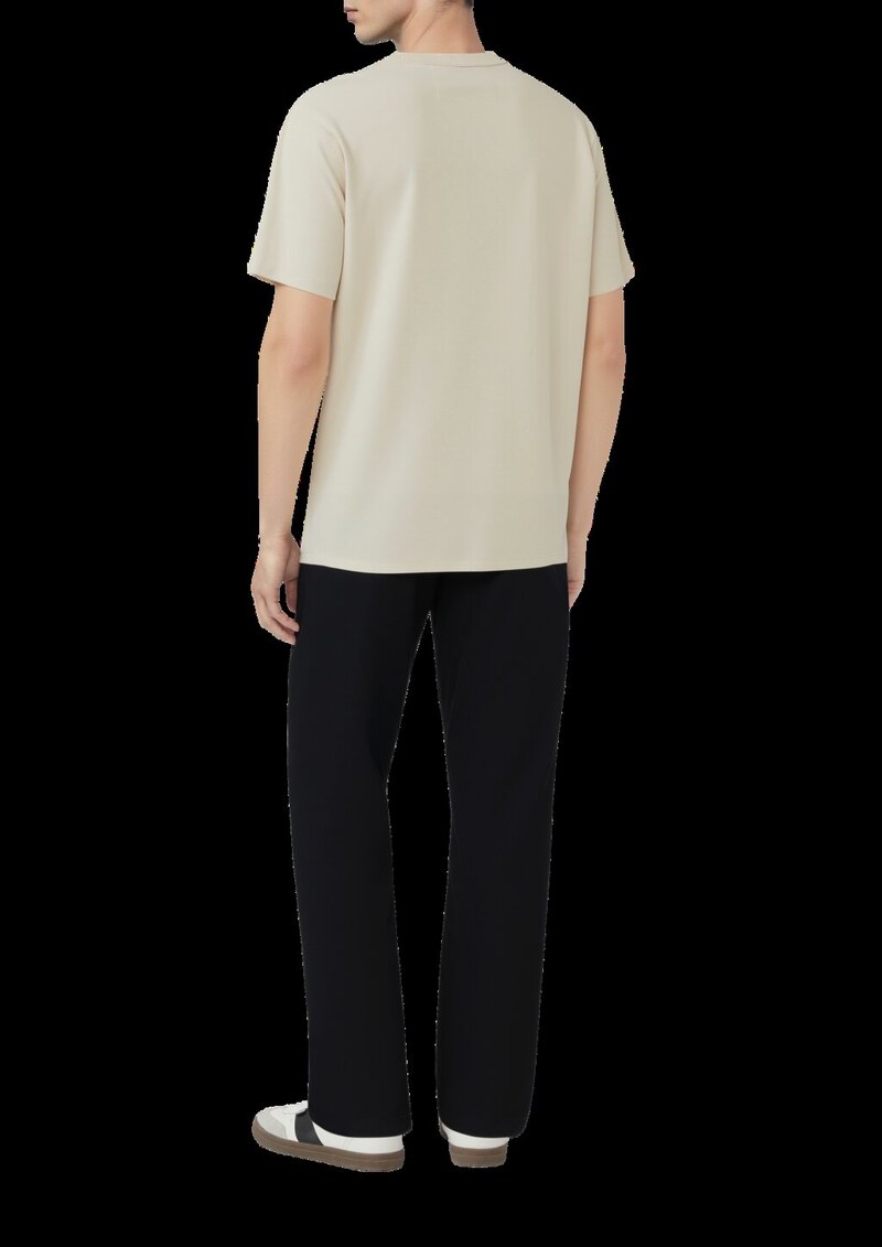 T-Shirt im Relaxed Fit aus Interlockjersey