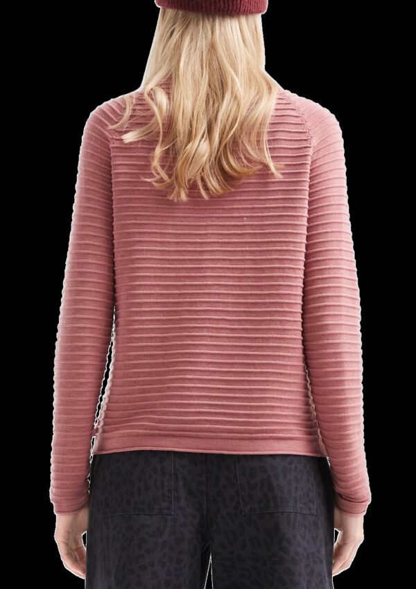 Pullover mit Strukturmuster aus Viskosemix