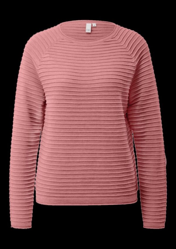 Pullover mit Strukturmuster aus Viskosemix