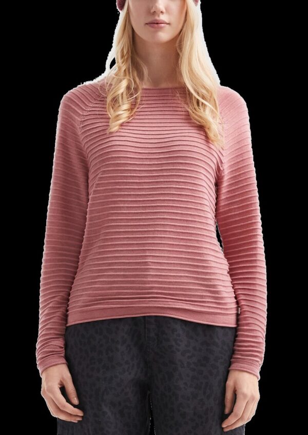 Pullover mit Strukturmuster aus Viskosemix