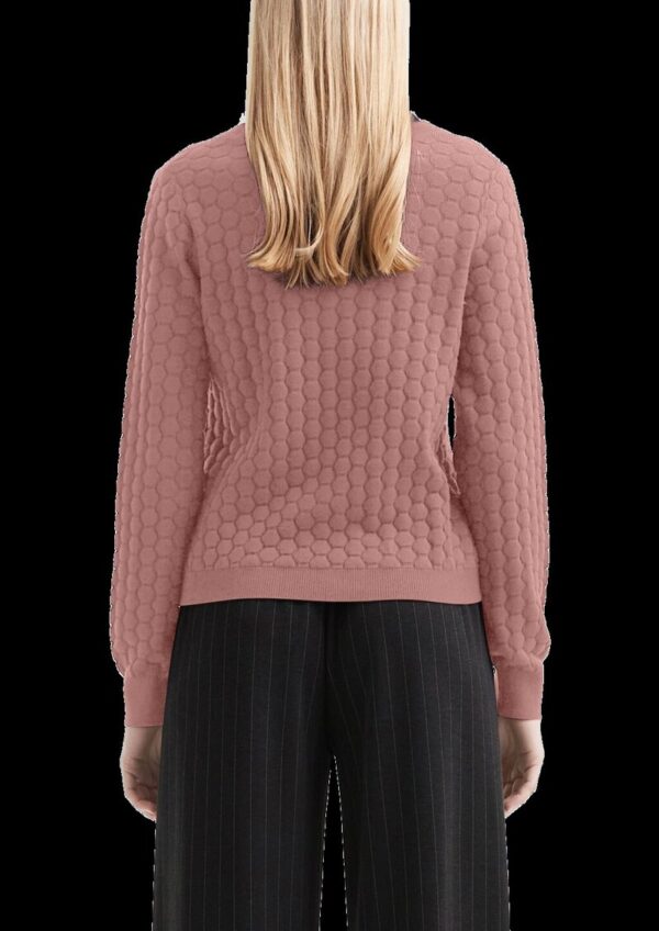 Strickpullover mit Strukturmuster