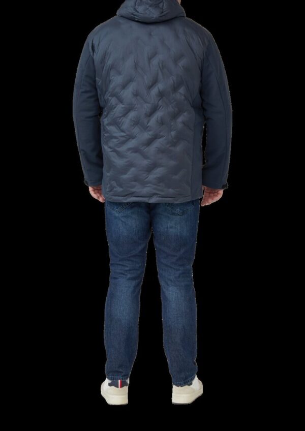 Hybrid-Jacke mit sportiven Details und Kapuze