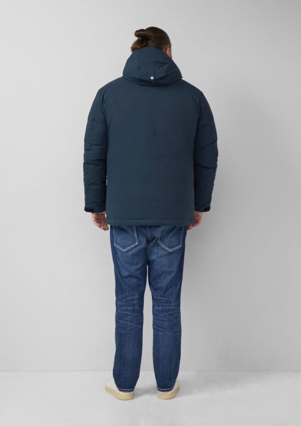 Wasserabweisender Parka mit abnehmbarer Kapuze und Fake-Fur-Futter