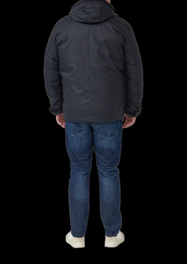 Wattierte Jacke mit Kapuze